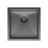 Hana 32L Single Fienza Kitchen Sink - PVD Carbon Metal